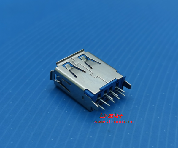 26015-U3AF014-C（USB 3.0 AF 180度直脚有边 H=15.0）