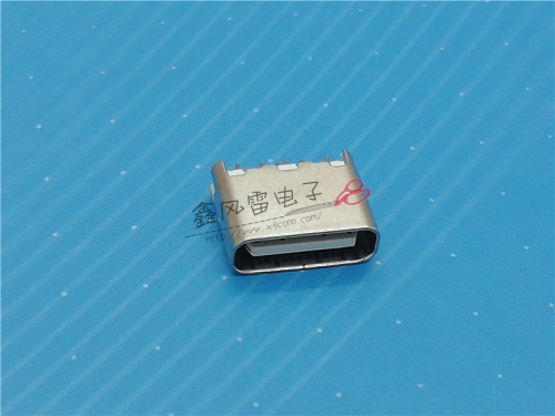 00302-UCAF002-X（TYPE C母座夹板12P 短体L=5.7MM）