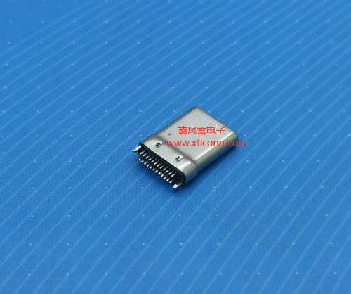 25012-UCAM001-X（TYPE C 24P公头拉伸夹板0.85不带PCB板）带TID认证