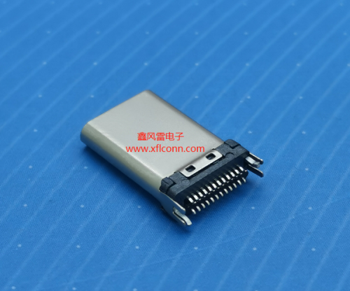 25008-UCAM001-X（TYPE C公头加长L=12MM夹板0.8）带TID认证