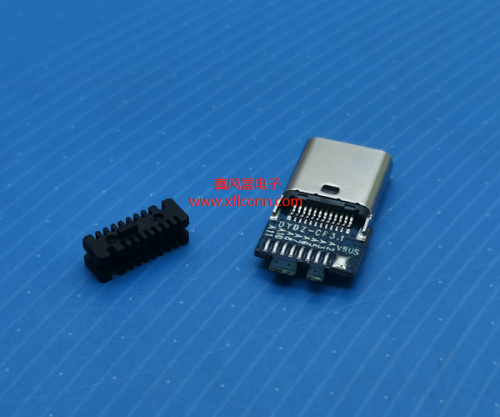 24009-UCAF002-X（TYPE C 24P母座焊线式带板SC-C 全功能16个点）