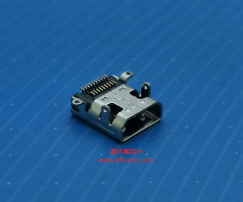 16003-HDDF001-X(HDMI Type D 19P板上型CH=1.55,双排SMT,外壳前插后贴）