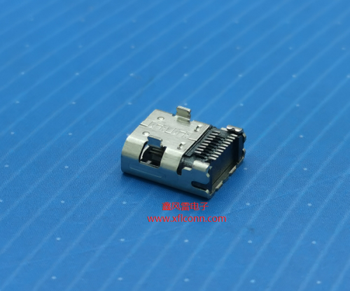 16003-HDDF003-X(HDMI Type D 19Pin,板上型CH=1.55,双排SMT,外壳前插4.55脚距后贴）带TID认证