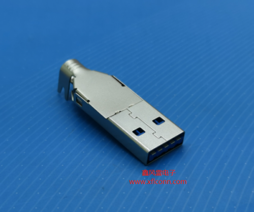 20004-U3AM003-X（USB3.0 A公长体三件套L=36（OD6.0)）