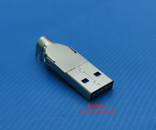 广元20004-U3AM003-X（USB3.0 A公长体三件套L=36（OD6.0)）带TID认证