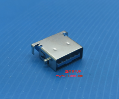 25005-U3AF010-A  (USB 3.0 AF 90度 反向沉板1.36 L=13.8 平口)