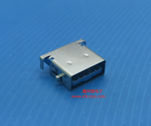 25005-U3AF010-A  (USB 3.0 AF 90度 反向沉板1.36 L=13.8 平口)带TID认证