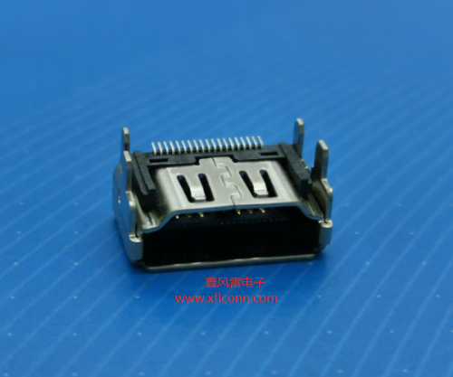 26022-HDAF001-X(HDMI A TYPE 19P母座板上SMT短体 L=9.0)