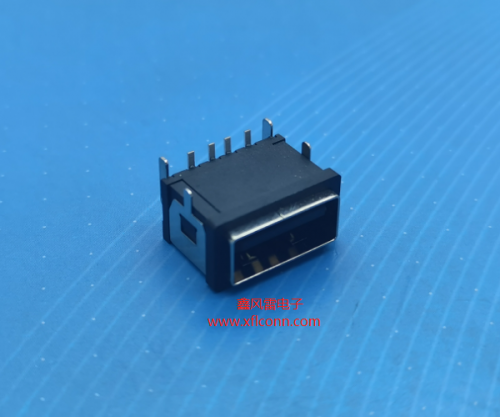 辽宁001020-U2AF001-X(USB2.0 AF 90度反向四脚无柱防水 L=11.3)带TID认证