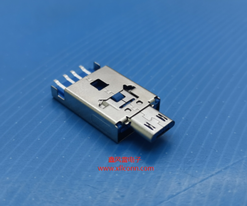 USB A公SMT加MICRO两用插头