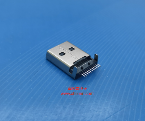 浙江23010-U11M001-X(USB 11P 梯口公头SMT L=18.7)