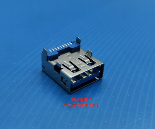 17007-U3AF003-B（USB3.0 AF无后盖无边SMT（两脚插）L=14.2）