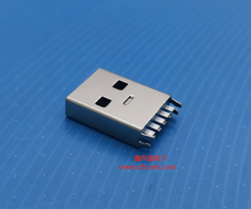 固原17014-U3AM001-X(USB3.0 A公短体一体式夹板0.8 L=15.4)