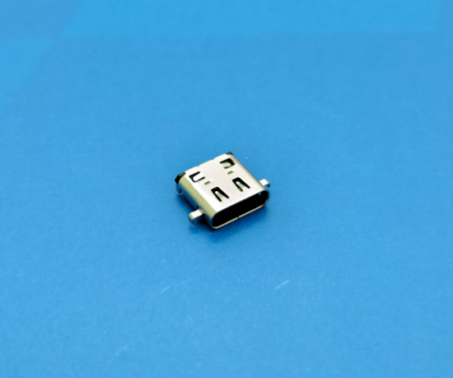 8001F-2400095-A（TYPE C 24P母座双排SMT 沉板1.45 CH=0.13 L=8.55）有弹平口