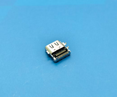 8001F-2400085-A(TYPE C 24P母座沉板双壳双贴 CH=1.1 L=10.05 脚长0.8)