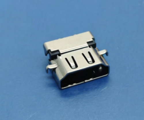 8006F-A000019-X(HDMI A TYPE 19P母座沉板反向 CH=-1.07 L=14.55 )