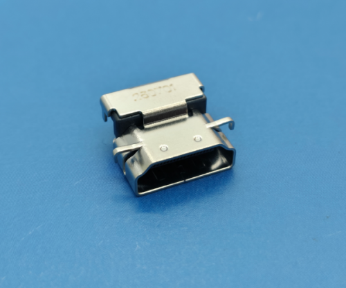 8006F-A000011-X(HDMI2.1 A Type Receptacle 母座沉板反向 RVS DIP Product CH=-2.50 L=14.65)